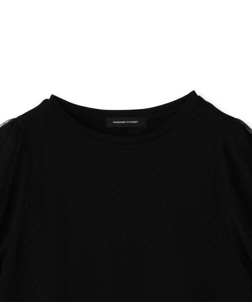 QUEENS COURT / クイーンズコート カットソー | ドットチュールレイヤードカットソー≪手洗い可能≫ | 詳細14