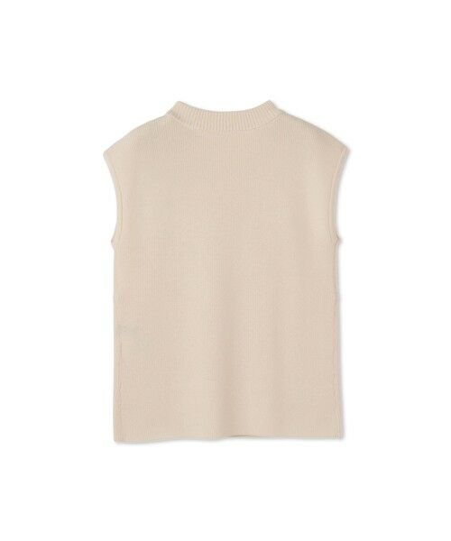 QUEENS COURT / クイーンズコート ニット・セーター | ビスチェ風切替えニットノースリトップス≪手洗い可能≫ | 詳細5