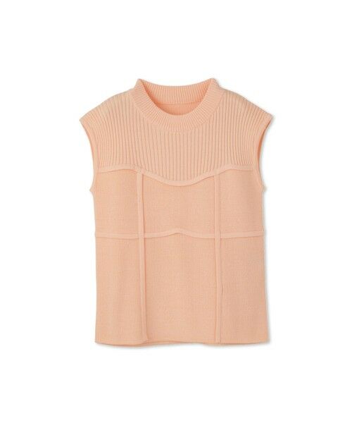 QUEENS COURT / クイーンズコート ニット・セーター | ビスチェ風切替えニットノースリトップス≪手洗い可能≫ | 詳細22