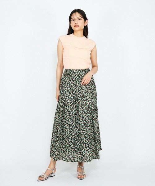 QUEENS COURT / クイーンズコート ニット・セーター | ビスチェ風切替えニットノースリトップス≪手洗い可能≫ | 詳細20