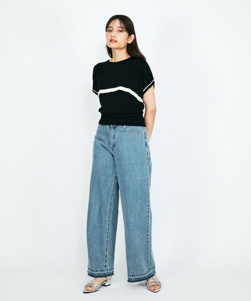 QUEENS COURT / クイーンズコート ニット・セーター | ケープレイヤードニットトップス≪手洗い可能≫ | 詳細3