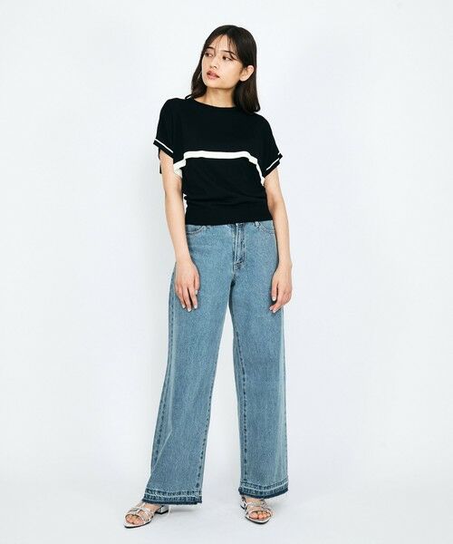 QUEENS COURT / クイーンズコート ニット・セーター | ケープレイヤードニットトップス≪手洗い可能≫ | 詳細4