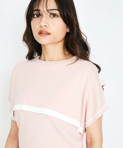 QUEENS COURT / クイーンズコート ニット・セーター | ケープレイヤードニットトップス≪手洗い可能≫ | 詳細7