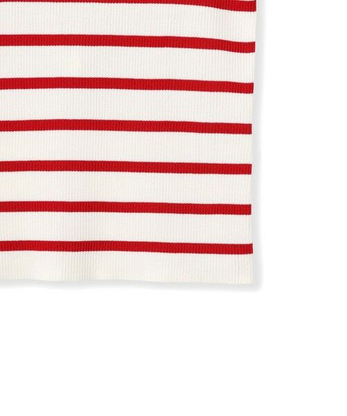 QUEENS COURT / クイーンズコート ニット・セーター | パール釦ボーダーリブニットトップス≪手洗い可能≫ | 詳細9