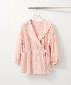 QUEENS COURT / クイーンズコート シャツ・ブラウス | 【SHIORI IRIE コラボ】レースカシュクールブラウス≪手洗い可能≫