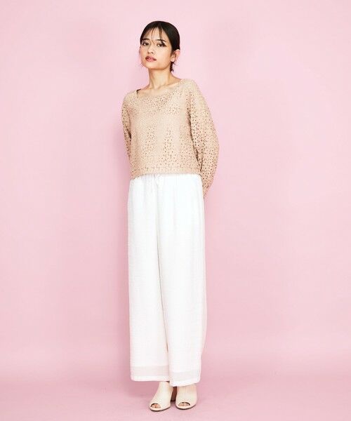 QUEENS COURT / クイーンズコート シャツ・ブラウス | 【SHIORI IRIE コラボ】スクエアネックレースブラウス≪手洗い可能≫ | 詳細14