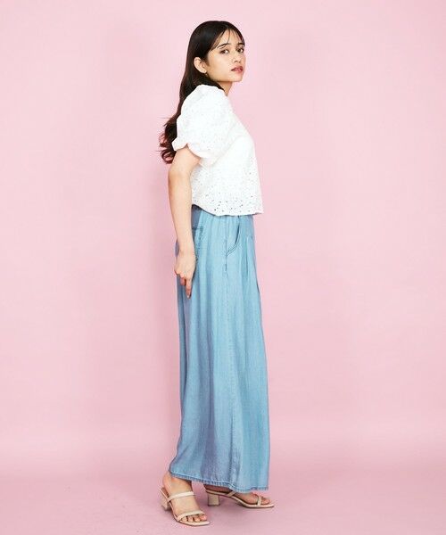 QUEENS COURT / クイーンズコート シャツ・ブラウス | 【SHIORI IRIE コラボ】2WAYオフショルレースブラウス≪手洗い可能≫ | 詳細2