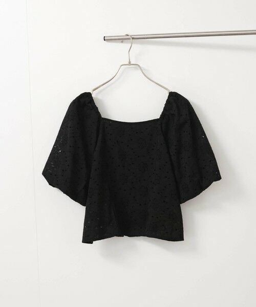 QUEENS COURT / クイーンズコート シャツ・ブラウス | 【SHIORI IRIE コラボ】2WAYオフショルレースブラウス≪手洗い可能≫ | 詳細9