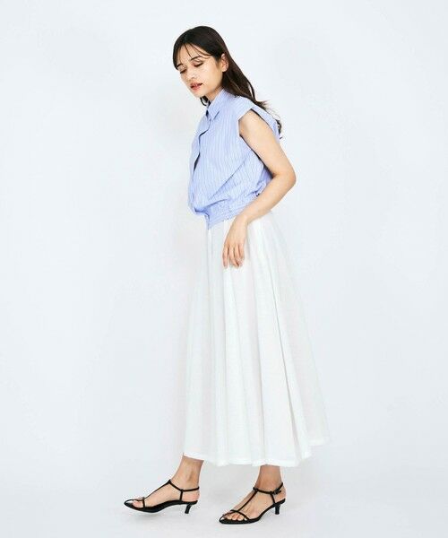 QUEENS COURT / クイーンズコート シャツ・ブラウス | ストライプノースリシャツ≪手洗い可能≫ | 詳細13