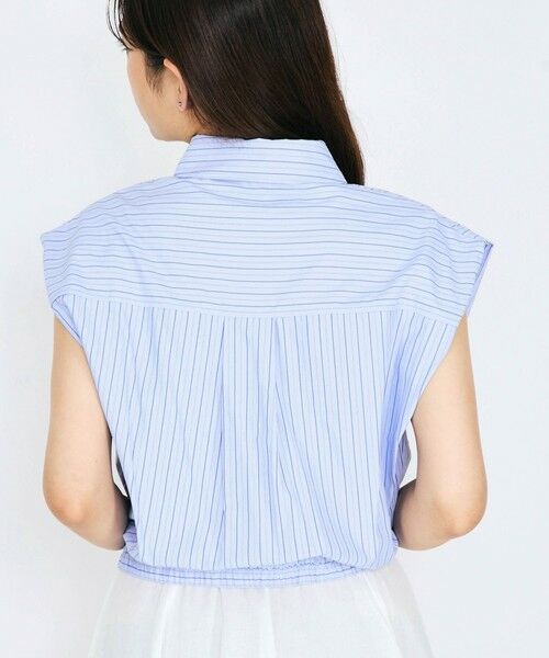 QUEENS COURT / クイーンズコート シャツ・ブラウス | ストライプノースリシャツ≪手洗い可能≫ | 詳細16