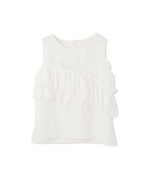 QUEENS COURT / クイーンズコート シャツ・ブラウス | シフォンフリルノースリブラウス≪手洗い可能≫ | 詳細5