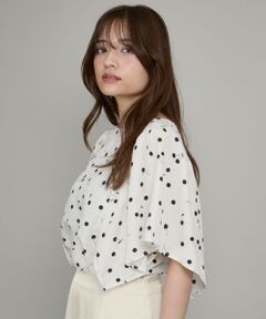 QUEENS COURT / クイーンズコート シャツ・ブラウス | チェリープリント柄ブラウス≪手洗い可能≫