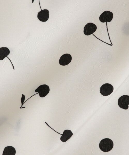 QUEENS COURT / クイーンズコート シャツ・ブラウス | チェリープリント柄ブラウス≪手洗い可能≫ | 詳細8