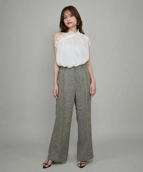 QUEENS COURT / クイーンズコート シャツ・ブラウス | マルチWAYクールメッシュギャザートップス≪手洗い可能≫ | 詳細3