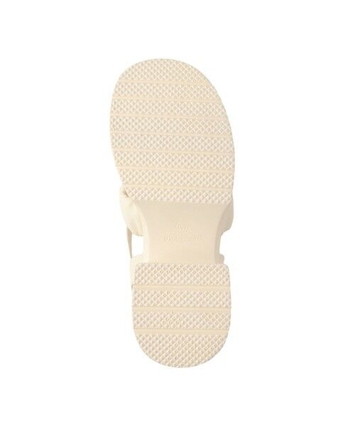 QUEENS COURT / クイーンズコート フラットシューズ | 【LENA】シャーリングプラットフォームサンダル | 詳細11