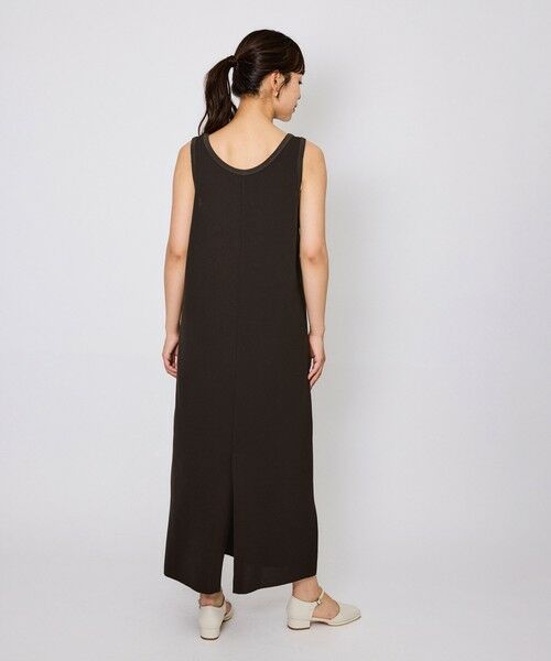 QUEENS COURT / クイーンズコート ロング・マキシ丈ワンピース | カットジョーゼットスリーブレスワンピース≪手洗い可能≫ | 詳細5