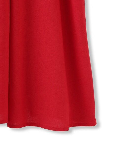 QUEENS COURT / クイーンズコート ロング・マキシ丈ワンピース | レーヨン麻シャーリングトップワンピース≪洗濯機で洗える≫ | 詳細6