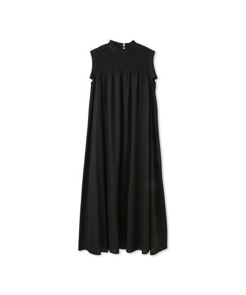 QUEENS COURT / クイーンズコート ロング・マキシ丈ワンピース | レーヨン麻シャーリングトップワンピース≪洗濯機で洗える≫ | 詳細11