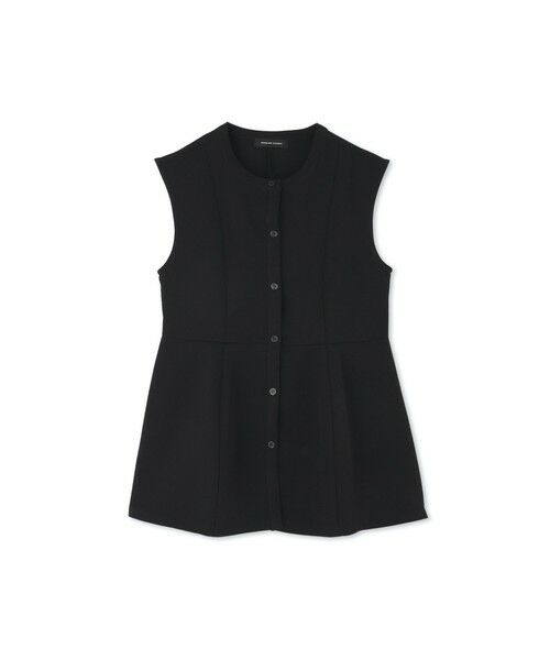 QUEENS COURT / クイーンズコート ダウンジャケット・ベスト | ノーカラーペプラムブラウスジレ≪セットアップ対応/手洗い可能≫ | 詳細8