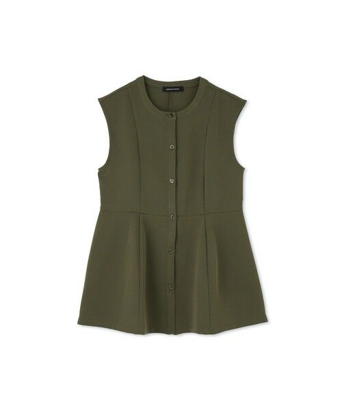 QUEENS COURT / クイーンズコート ダウンジャケット・ベスト | ノーカラーペプラムブラウスジレ≪セットアップ対応/手洗い可能≫ | 詳細14