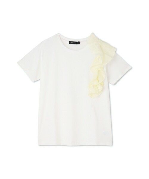 QUEENS COURT / クイーンズコート カットソー | アシメショルダーフリルTシャツ≪手洗い可能≫ | 詳細3