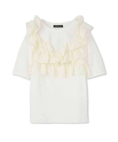 QUEENS COURT / クイーンズコート カットソー | ギャザーフリルTシャツ≪手洗い可能≫ | 詳細9