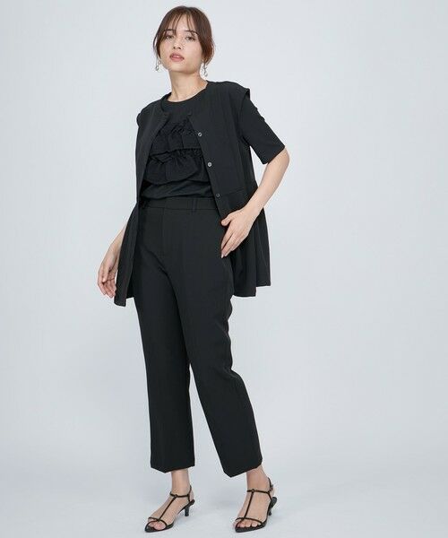 QUEENS COURT / クイーンズコート カットソー | ギャザーフリルTシャツ≪手洗い可能≫ | 詳細11