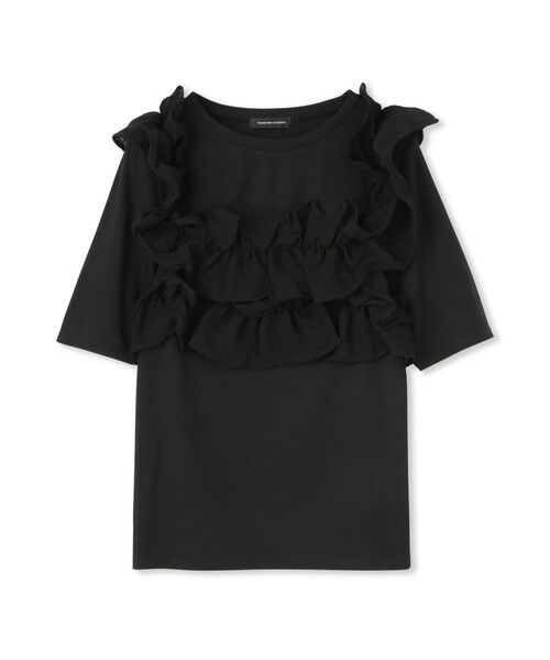 QUEENS COURT / クイーンズコート カットソー | ギャザーフリルTシャツ≪手洗い可能≫ | 詳細13