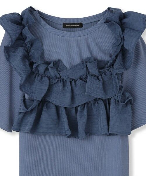 QUEENS COURT / クイーンズコート カットソー | ギャザーフリルTシャツ≪手洗い可能≫ | 詳細19