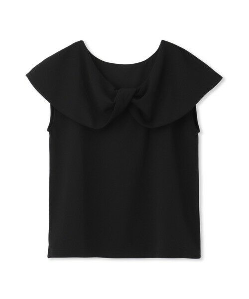 QUEENS COURT / クイーンズコート カットソー | カットジョーゼットケーププルオーバー≪洗濯機で洗える≫ | 詳細2