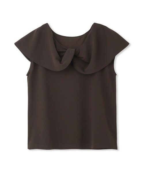 QUEENS COURT / クイーンズコート カットソー | カットジョーゼットケーププルオーバー≪洗濯機で洗える≫ | 詳細6