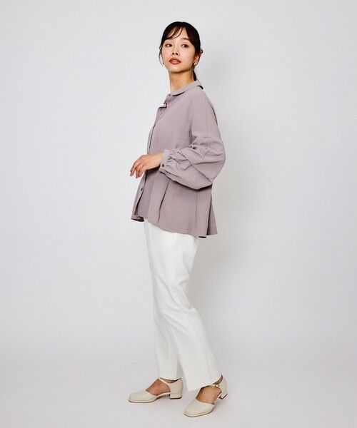 QUEENS COURT / クイーンズコート その他パンツ | センタープレスストレートパンツ≪セットアップ対応/手洗い可能≫ | 詳細5