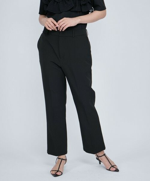 QUEENS COURT / クイーンズコート その他パンツ | センタープレスストレートパンツ≪セットアップ対応/手洗い可能≫ | 詳細8
