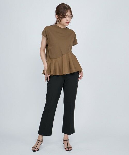 QUEENS COURT / クイーンズコート その他パンツ | センタープレスストレートパンツ≪セットアップ対応/手洗い可能≫ | 詳細10