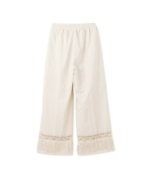 QUEENS COURT / クイーンズコート その他パンツ | レーヨン麻レースアレンジイージーパンツ≪洗濯機で洗える≫ | 詳細10