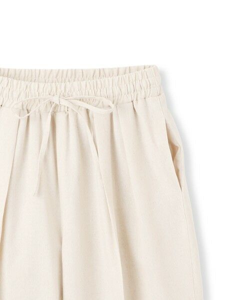 QUEENS COURT / クイーンズコート その他パンツ | レーヨン麻レースアレンジイージーパンツ≪洗濯機で洗える≫ | 詳細12