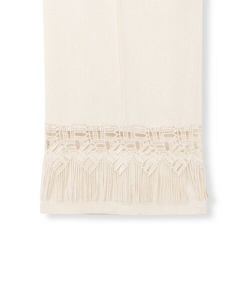 QUEENS COURT / クイーンズコート その他パンツ | レーヨン麻レースアレンジイージーパンツ≪洗濯機で洗える≫ | 詳細13