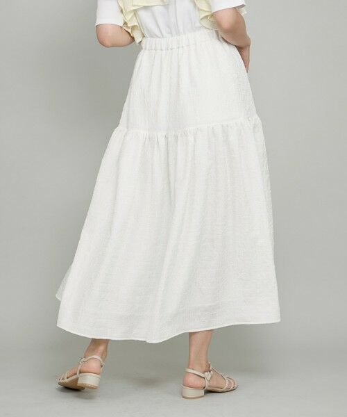 QUEENS COURT / クイーンズコート ミニ・ひざ丈スカート | ポコポコティアードスカート≪手洗い可能≫ | 詳細2