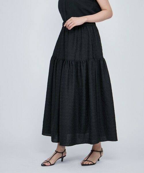 QUEENS COURT / クイーンズコート ミニ・ひざ丈スカート | ポコポコティアードスカート≪手洗い可能≫ | 詳細10