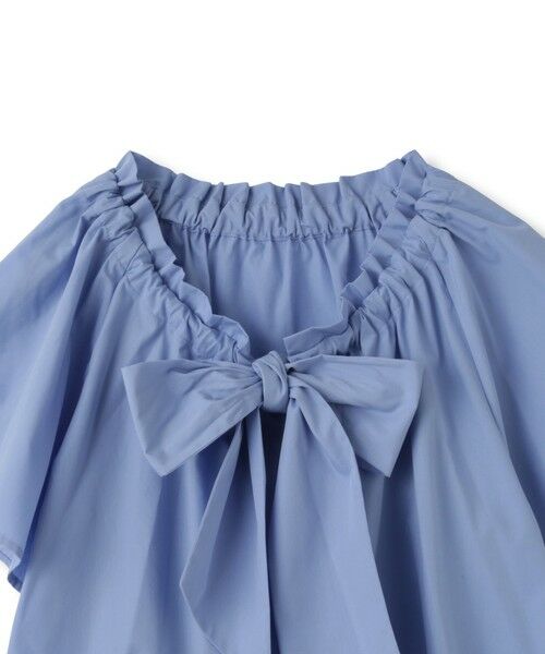 QUEENS COURT / クイーンズコート シャツ・ブラウス | ボウタイリボンフレアスリーブブラウス≪洗濯機で洗える≫ | 詳細13