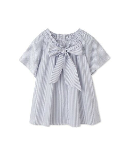 QUEENS COURT / クイーンズコート シャツ・ブラウス | ボウタイリボンフレアスリーブブラウス≪洗濯機で洗える≫ | 詳細20
