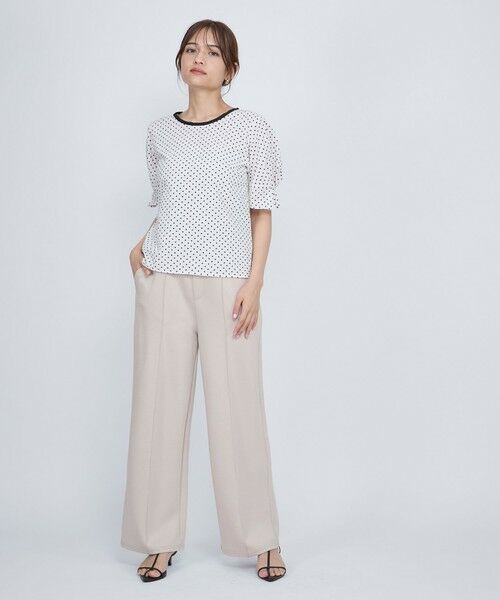 QUEENS COURT / クイーンズコート シャツ・ブラウス | シアサッカーモノトーンドットブラウス≪手洗い可能≫ | 詳細6