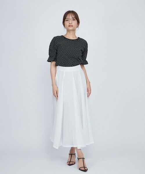 QUEENS COURT / クイーンズコート シャツ・ブラウス | シアサッカーモノトーンドットブラウス≪手洗い可能≫ | 詳細9