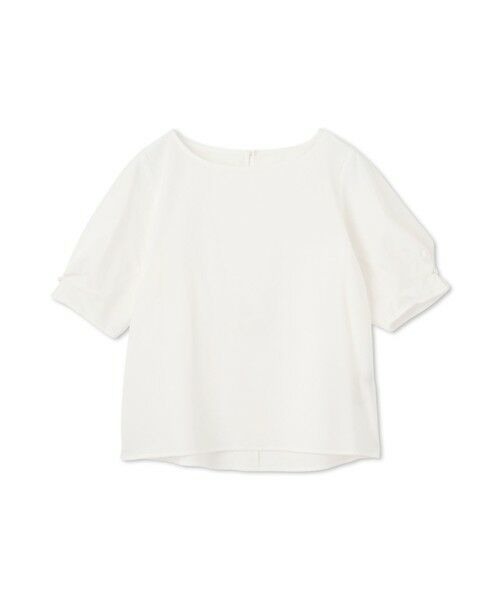 QUEENS COURT / クイーンズコート シャツ・ブラウス | サッカーパールボタンタックブラウス≪手洗い可能≫ | 詳細4