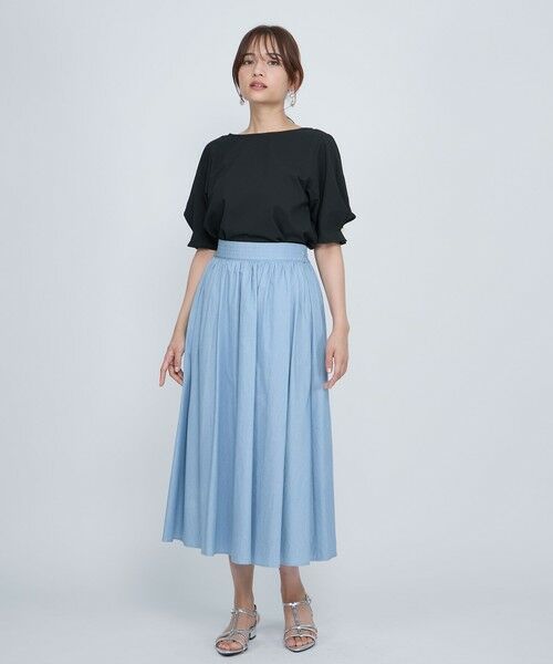 QUEENS COURT / クイーンズコート シャツ・ブラウス | サッカーパールボタンタックブラウス≪手洗い可能≫ | 詳細10