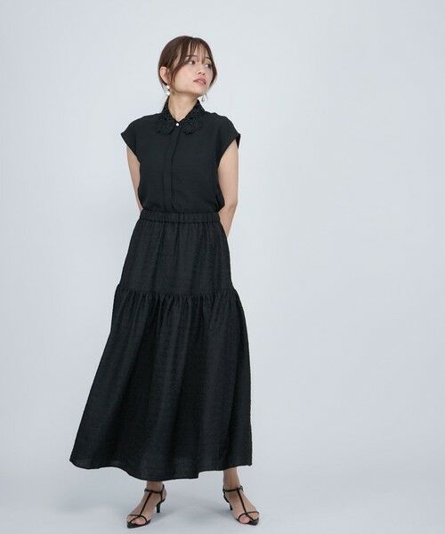 QUEENS COURT / クイーンズコート シャツ・ブラウス | レースカラーフレンチスリーブブラウス≪洗濯機で洗える≫ | 詳細9