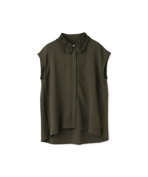 QUEENS COURT / クイーンズコート シャツ・ブラウス | レースカラーフレンチスリーブブラウス≪洗濯機で洗える≫ | 詳細15