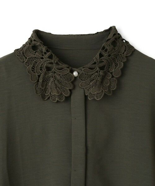 QUEENS COURT / クイーンズコート シャツ・ブラウス | レースカラーフレンチスリーブブラウス≪洗濯機で洗える≫ | 詳細17