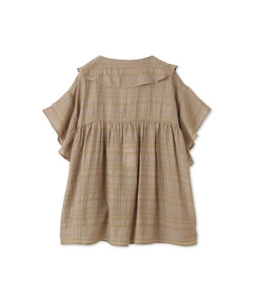 QUEENS COURT / クイーンズコート シャツ・ブラウス | シアーシャーリングラッフルブラウス≪洗濯機で洗える≫ | 詳細13