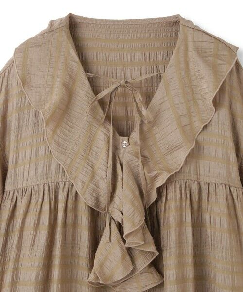 QUEENS COURT / クイーンズコート シャツ・ブラウス | シアーシャーリングラッフルブラウス≪洗濯機で洗える≫ | 詳細14